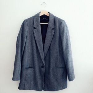 Zara Oversized Button Blazer